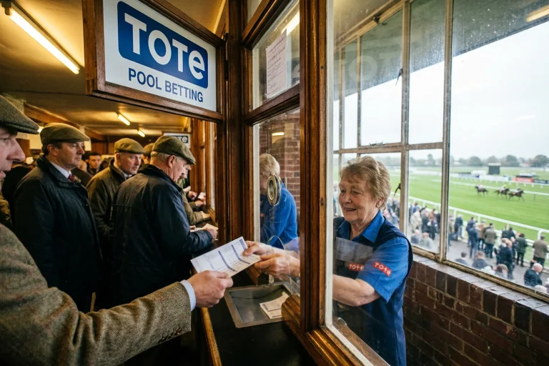 Tote trifecta pool betting at UK racecourse